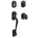 Bethpage Handleset with Deadbolt and Door Knob and Rosette