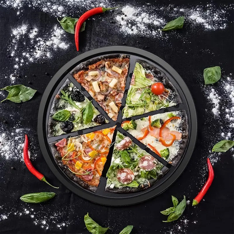 Cuisinox 13" Non-Stick Carbon Steel Perforated Pizza Pan