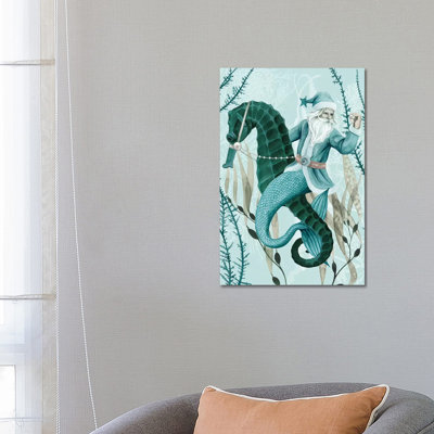 The Sea Santa II by Grace Popp - Wrapped Canvas Gallery-Wrapped Canvas Giclée