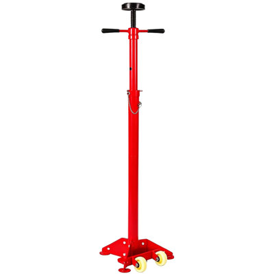 Support de levage sous châssis 3/4 tonne, capacité de 750 kg, hauteur réglable de 98 à 192 cm, support de levage autobloquant pour véhicules automobiles