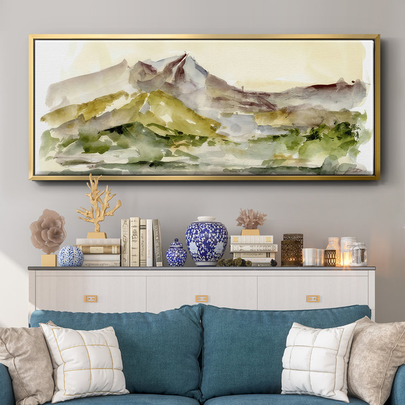 Plum Ridge I- Framed Canvas
