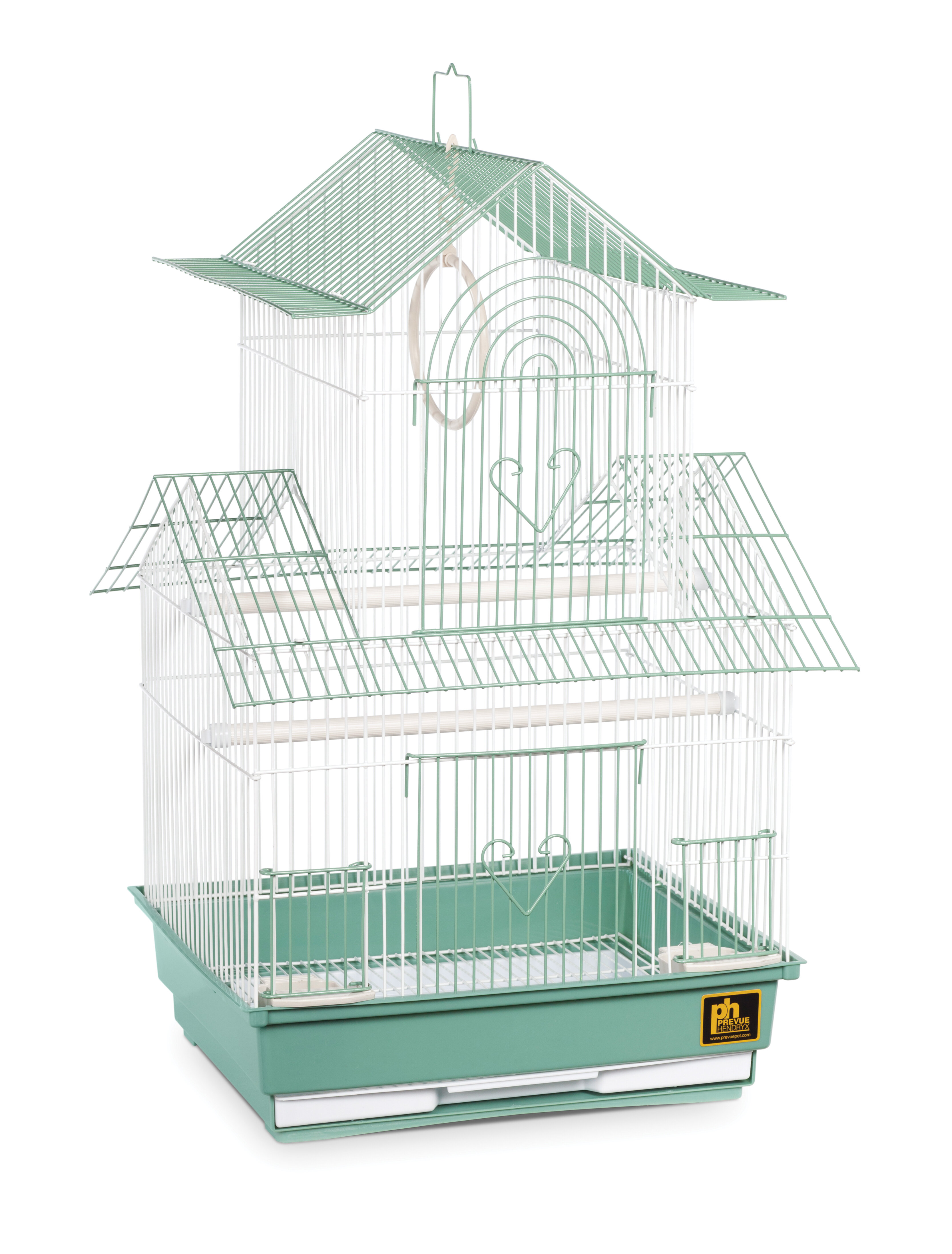 Archie & Oscar™ Higbee 22'' Plastic Pointed Top Hanging Bird Cage with  Perch & Reviews