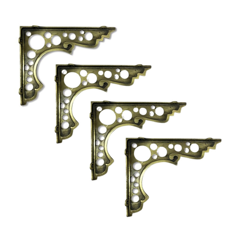 Circle Bracket, Antique Brass