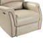 Fauteuil inclinable électrique en cuir véritable de 33,75 po de largeur-676692685