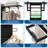 20.5‘’ - 95.7'' W Wall Cabinet with Drawer, Door and Hanging Rods-111634385