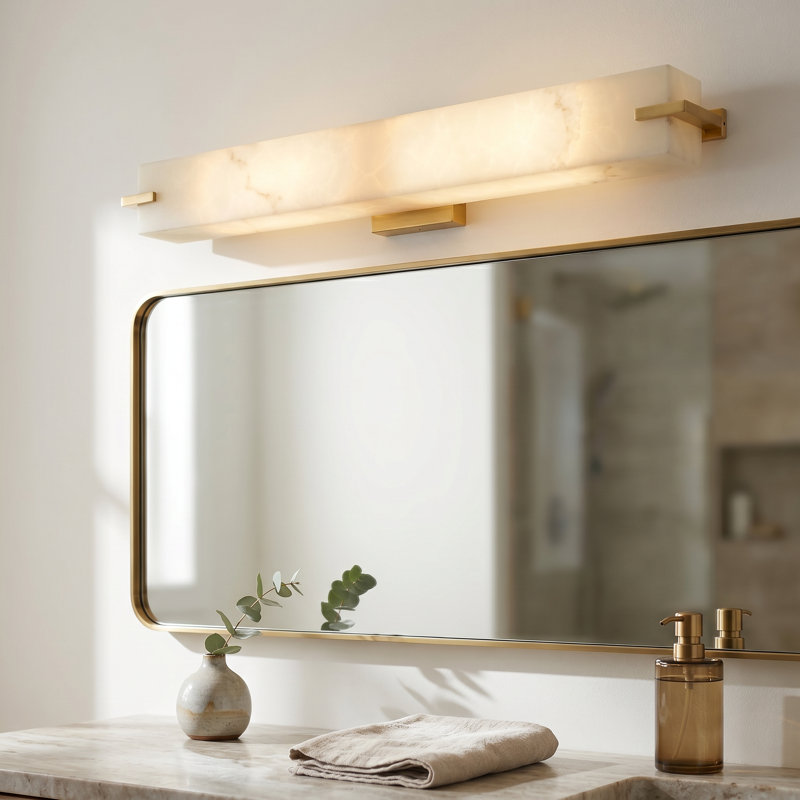 Seraphine 2-Light Brushed Gold Vanity Light