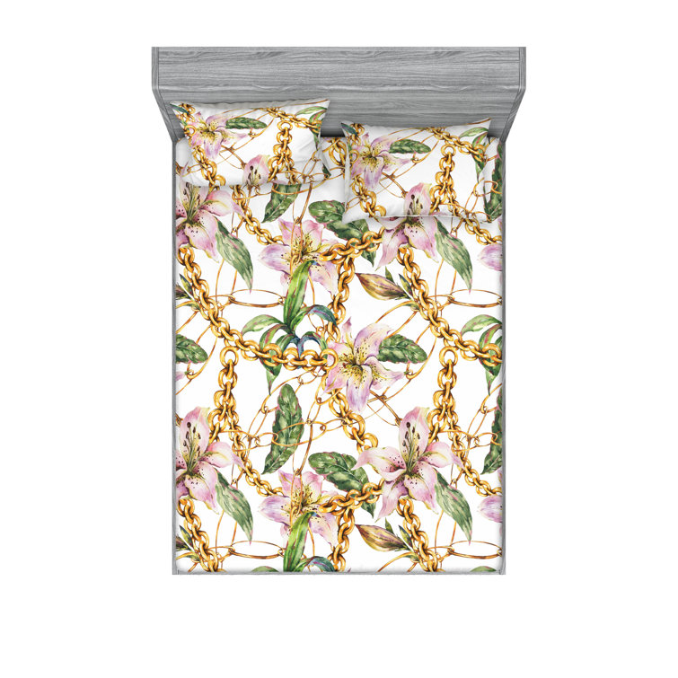 Drap-housse et taies décoratives 3 pièces Ambesonne