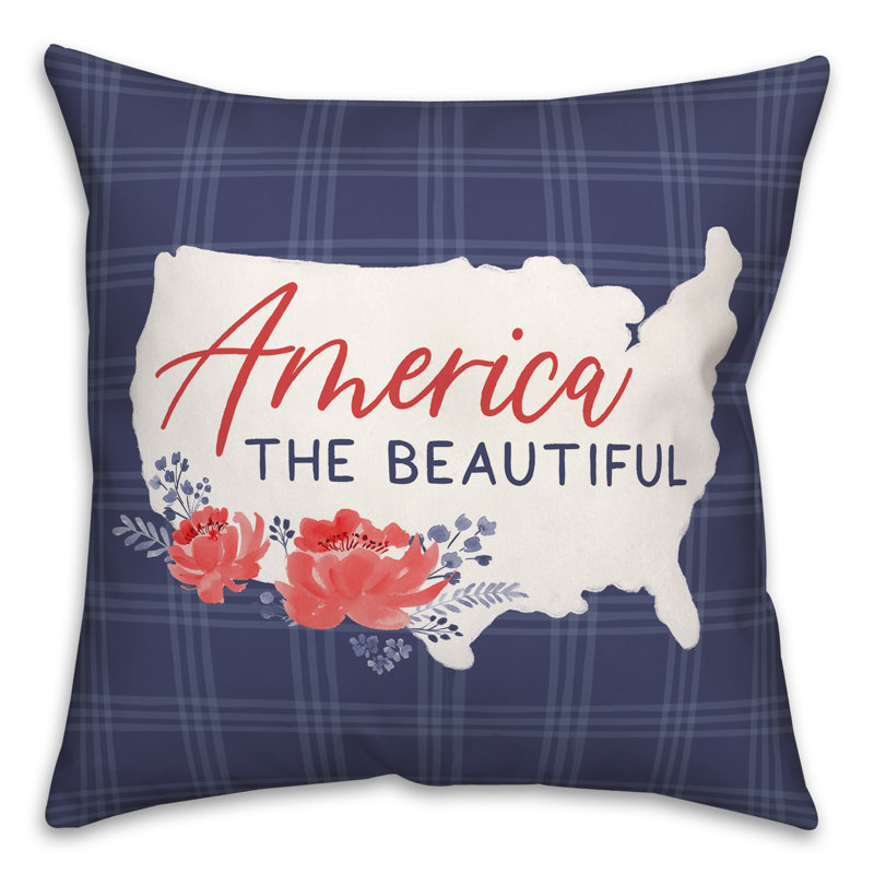 Outdoor Reversible Throw Pillow