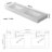 FRALIMK 18.9'' Solid Surface Rectangular Bathroom Sink