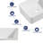 16" X 12'' White Rectangular Vitreous China Vessel Bathroom Sink for Small Bathroom