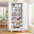 Metal Natthan Cupboard For Kitchen Dining Romm Living Room With 2 Door And 5 Adjustable Shelves-1527090024
