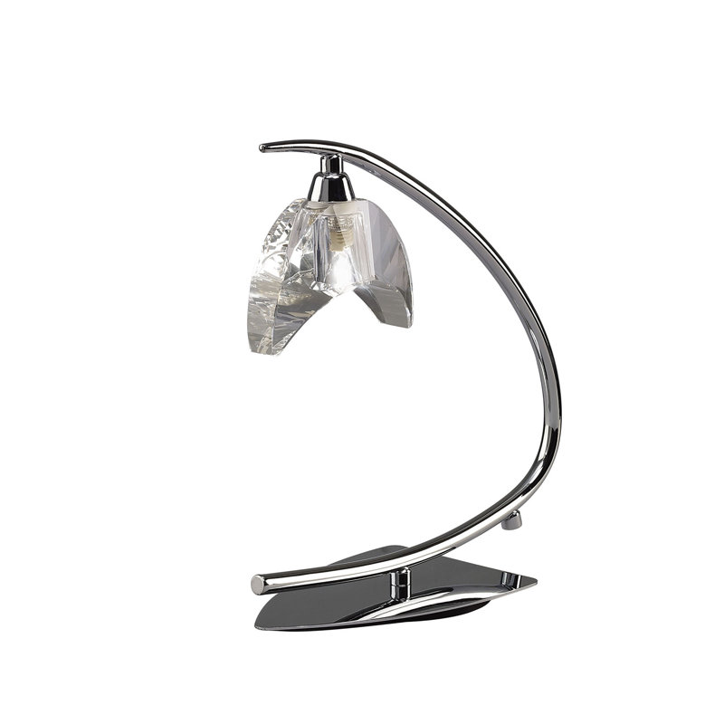 Drossett Metal Arched Lamp, Chrome