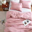  Ensemble de housse de couette et insert rose en microfibre 4 pièces-1579696445