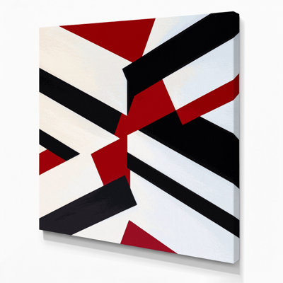 Hard Edge 67 Blue Canvas Wall Art