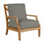 Haley Teak Patio Chair with Cushions-38580634-70064486-70167457