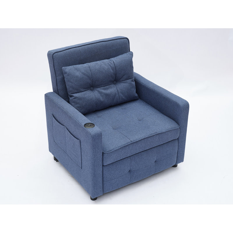Canapé-lit convertible 3 en 1 Sleeper Chair, Marine