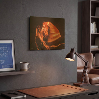 'Bleeding Heart' By Martin Podt Gold Metal Wall Art, 16" x 12"