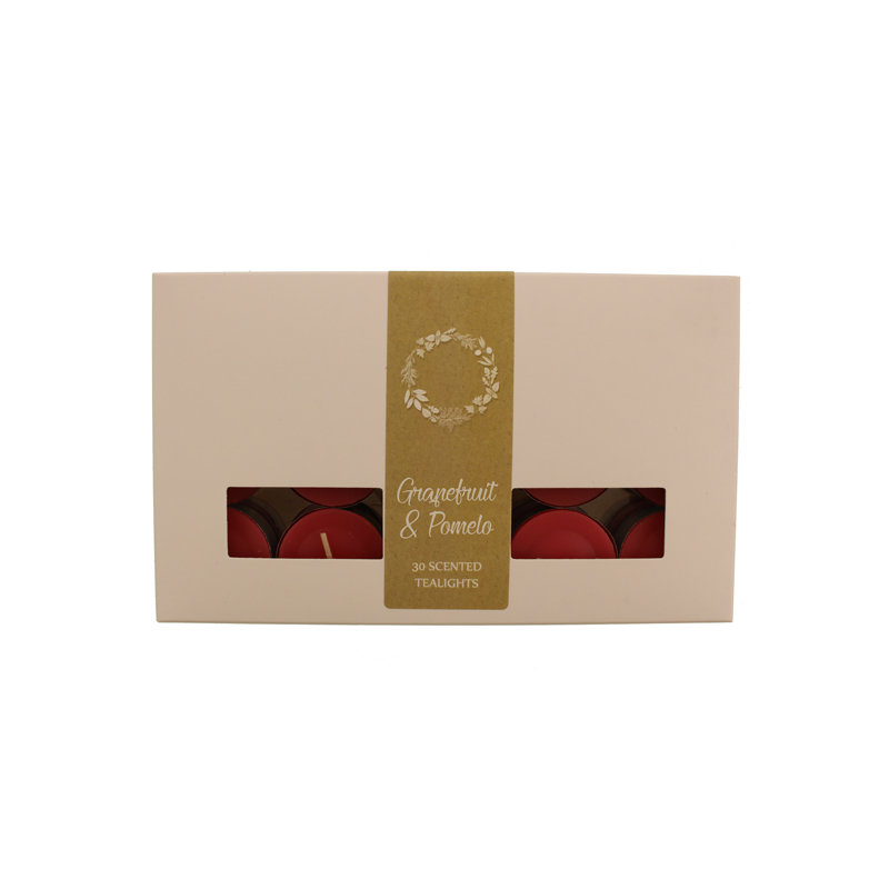 Grapefruit & Pomelo Scented Tealight Candle