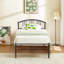 Barnwell Bed Frame with Headboard and Footboard, Metal Platform Bed with Steel Slat Support, No Box Spring Needed, Easy Assembly-1846996471