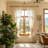 Boho Macrame Curtains 72" Linen 2 Panels