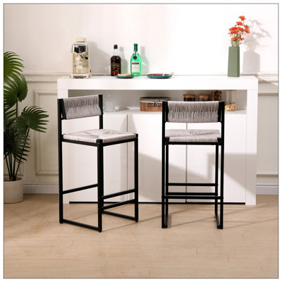 Ensemble de 2 tabourets de bar Honey