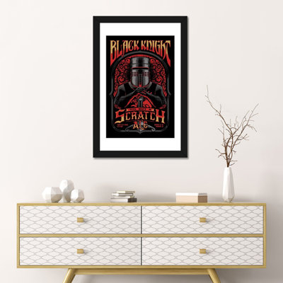 « black knight ale », impression sur toile
