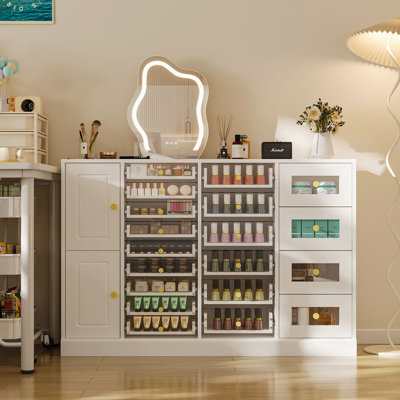 Armoire moderne pour vernis à ongles et cosmétiques