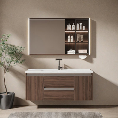 Modern light luxury bathroom cabinet
