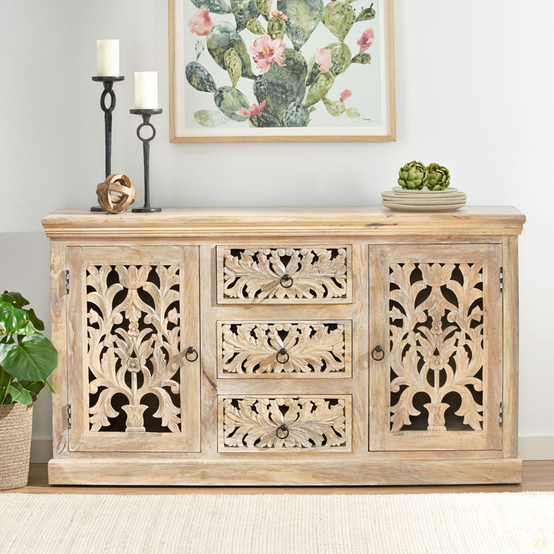 Crédence de bureau à 3 tiroirs pour le salon, le couloir, la salle à manger et la crédence de bureau en bois
