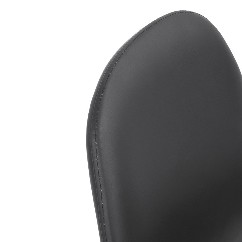 Candor 49cm H Upholstered Side Chair, Black