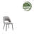 Vendrina Velvet Dining Chair with Steel Legs-1001429899