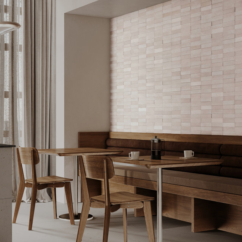 Devi 16x48 Matte Textured Ceramic Tile, Sand Beige