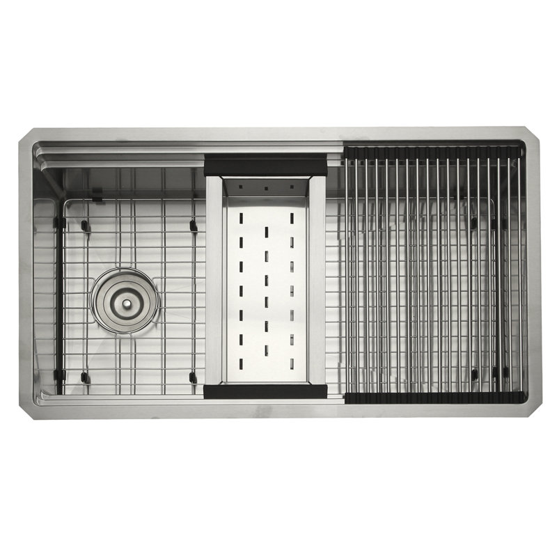 Pro Series 32'' L Stainless Steel Single Basin Kitchen Sink