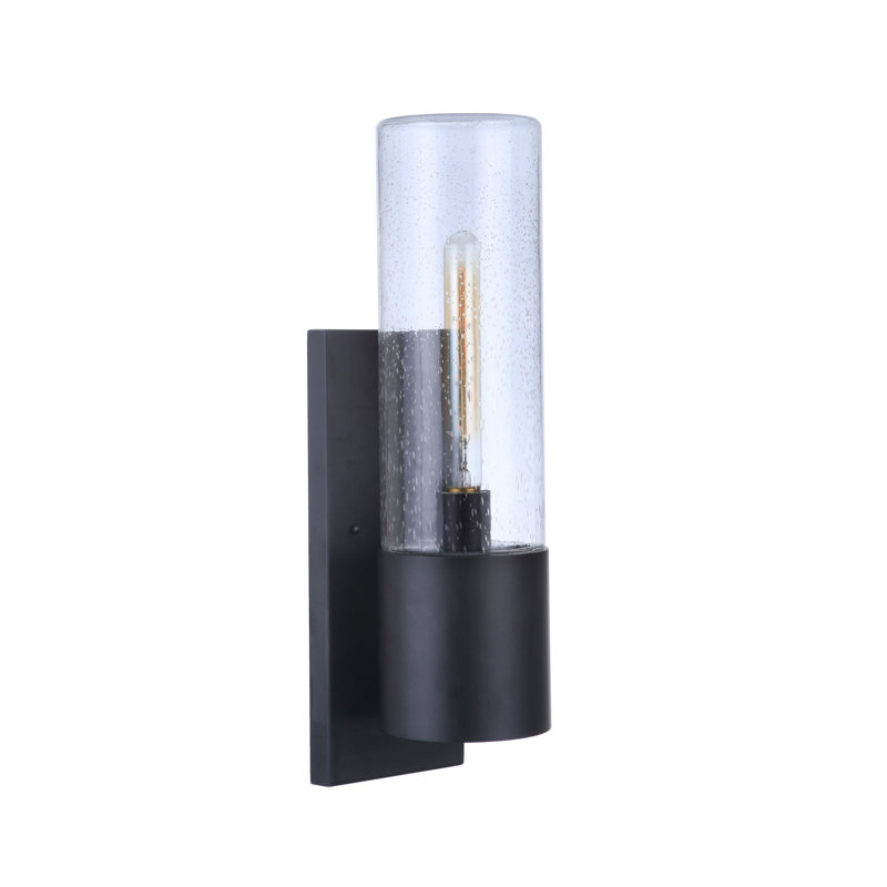 Steel Wall Light, 16.88" H x 5.5" W x 5.75" D, Midnight