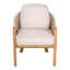 Confortable ensemble de chaises de patio en bois d'acacia moderne pour la maison