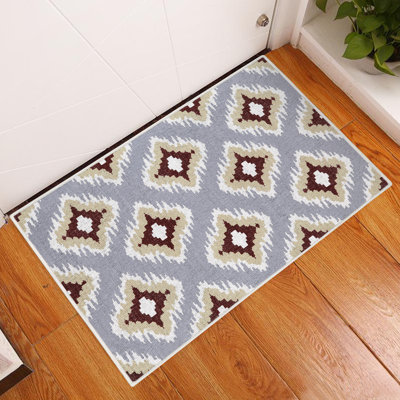 Tapis d'entrée antidérapant 36 po x 24 po