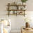 54" X 10" Floating Bookshelf, Height Adjustable Wall Shelving Unit For Living Room And Office Decor, 1" Thick Solid Wood Shelves, Farmhouse & Boho Decor, 3 Tier, Burnt-940790702