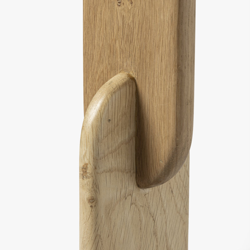 Kielle End Table, Oak, Travertine