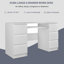 Baasit Solid Wood Base Computer Desk