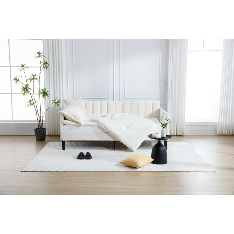 Lit de jour simple tapissier