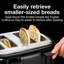 Proctor Silex 4-Slice Toaster, Black, Extra-Wide Slot Toaster with Cool-Touch Walls, Shade Selector, Toast Boost, Auto Shutoff, Cancel Button, 24215G