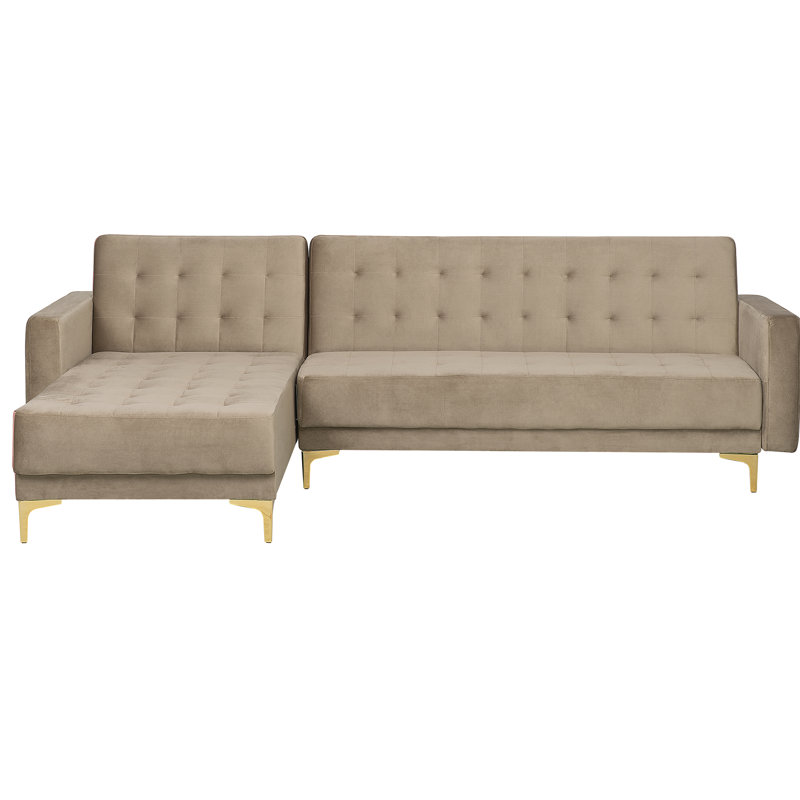Prentice 4 Seater Sofa Bed, Left Hand Facing, Beige