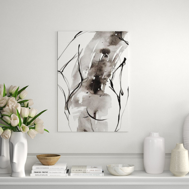 Delicate Motion IV Painting by FORM Design Studio, Image Brush Gel, 34" H x 24" W x 1.5" D