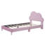 Lit tapissier en forme de nuage de taille, lit plateforme en velours avec tête de lit, aucun sommier nécessaire-681054541