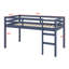 Lit mezzanine en bois avec échelle-750741430