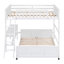 Lit superposé avec bureau