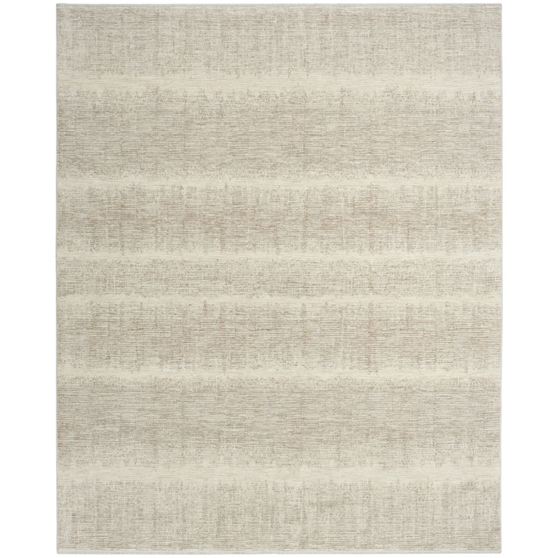 Tapis d'intérieur moderne gris Calvin Klein CK079 Notes 3 pi 11 po x 5 pi 11 po, Rectangle 7 pi 10 po x 9 pi 10 po