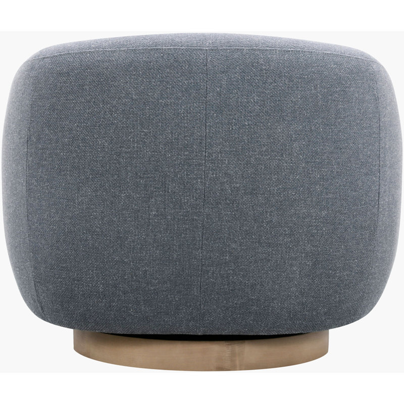 Becki Owens x Surya Loma Swivel Chair, Blue