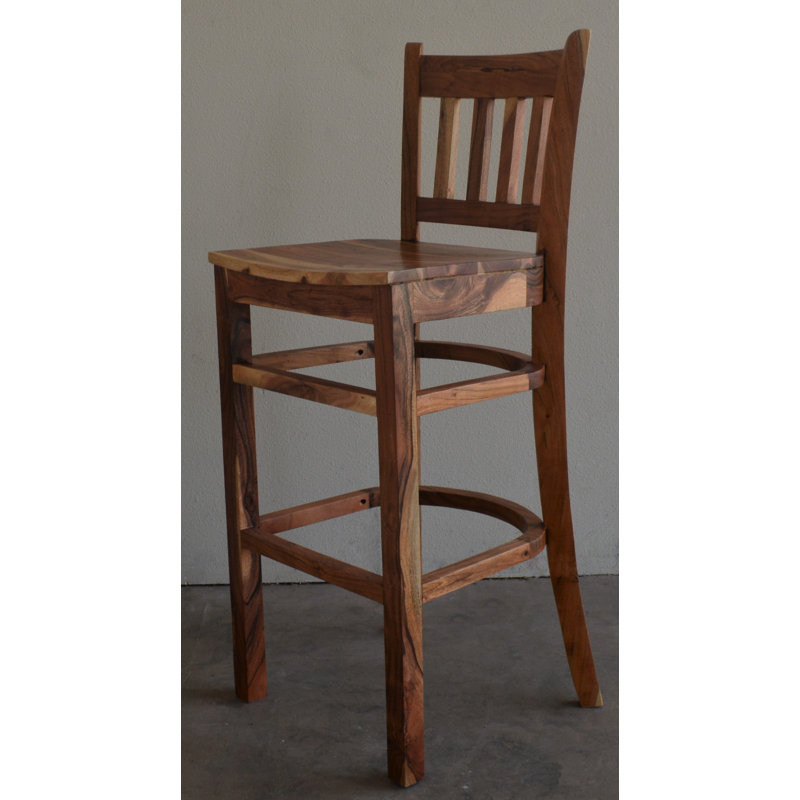 Jurian Solid Wood Counter Stool