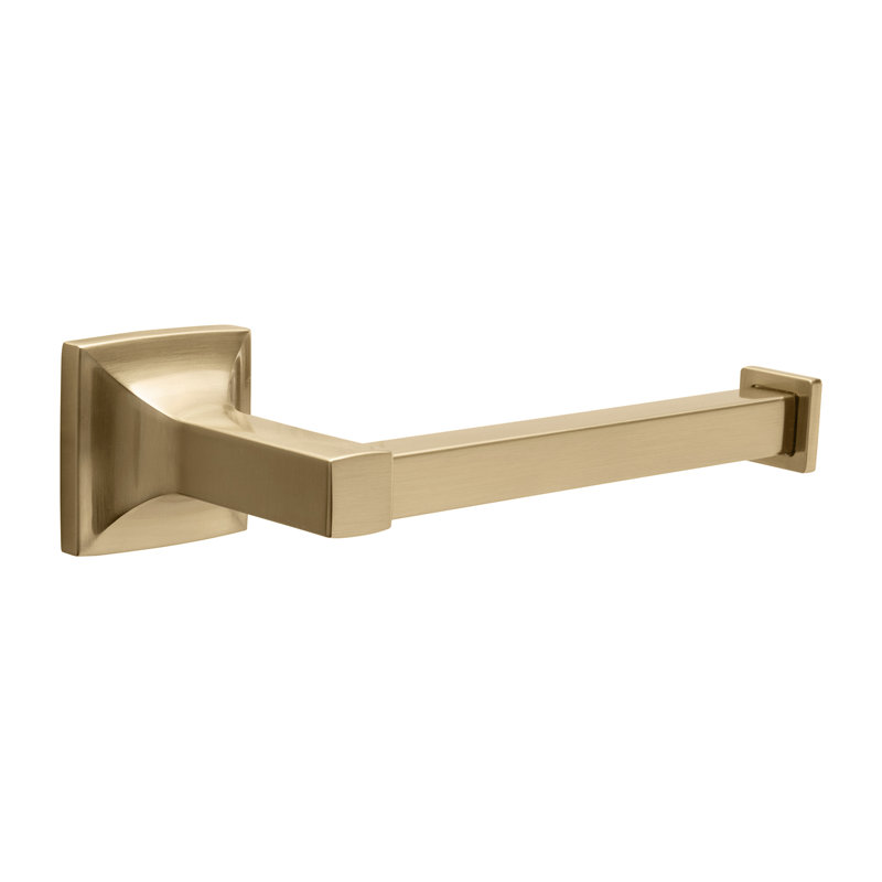 Studio Collection Toilet Paper Holder - 7-5/16 " x 2-1/8 " Champagne Bronze - Transitional Bathroom Accessory